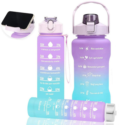 Glozmy 1000 ml Silicone Bottle(Pack of 3, Multicolor)