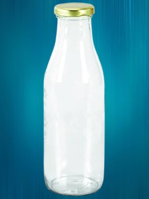 Somil Transparent Glass Bottle for Water & Milk – Ideal for Daily Serving & Storage 500 ml Bottle(Pack of 1, Clear, Glass)