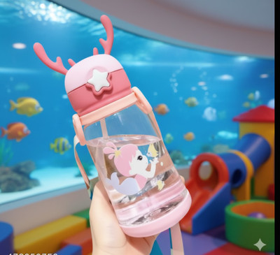 Dudl 600 ml Plastic Sipper(Pack of 1, Pink)