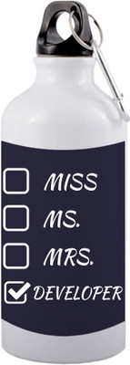 EchoPrints 650 ml Aluminium Sipper(Pack of 1, White)