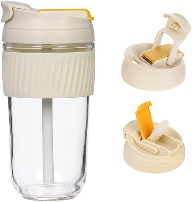 TINSUHG 500 ml Glass Sipper(Pack of 1, Clear)
