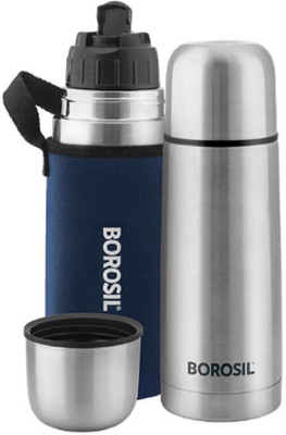 BOROSIL 750 ml Steel Flask(Pack of 1, Blue)