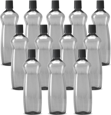 MILTON 1000 ml PET Bottle(Pack of 12, Grey)