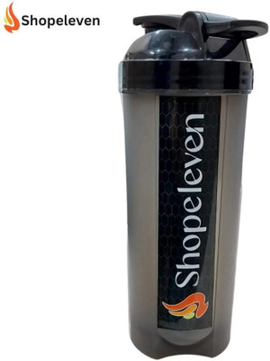 Shopeleven 700 ml Plastic Shaker(Pack of 1, Grey)
