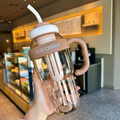 venimall 1300ML Juice,Beverages and Shake Drink Tumbler With Carry Handle 1300 ml Flask(Pack of 1, Multicolor, Plastic)