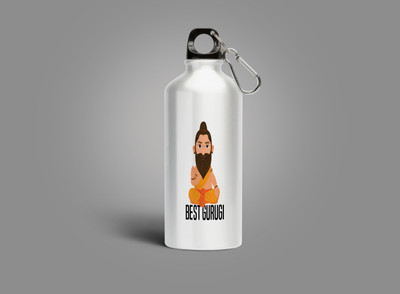 RON BRANDO 600 ml Aluminium Bottle(Pack of 1, Multicolor)