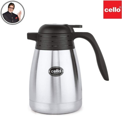 cello Legacy 600 ml Flask(Pack of 1, Silver, Plastic, Steel)