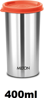 MILTON 400 ml Steel Shaker(Pack of 1, Silver)