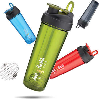 SCL Steelo 700 ml Plastic Shaker(Pack of 1, Green)