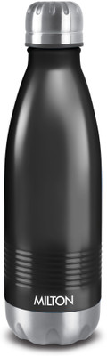 MILTON 1000 ml Steel Flask(Pack of 1, Black)