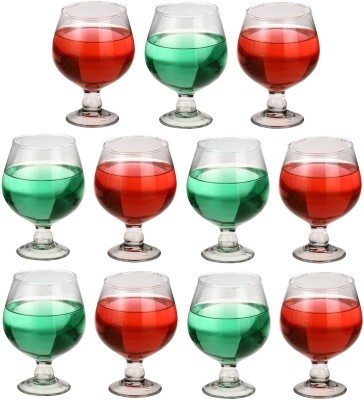 AFAST (Pack of 11) E_Wine-M11 Glass Set Wine Glass(300 ml, Glass, Clear)