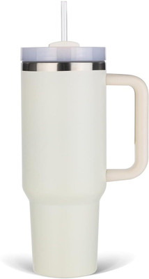 Hugsncuddles 1200 ml Steel Sipper(Pack of 1, Off White)