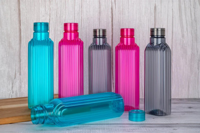 GOTIPRIDE 1000 ml Plastic Bottle(Pack of 6, Multicolor)