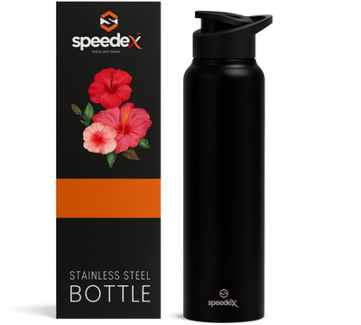 SPEEDEX 1000 ml Stainless Steel Bottle(Pack of 1, Black)