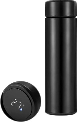 Oneness 500 ml Steel Flask(Pack of 1, Black)