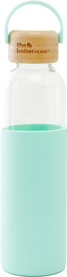 The Better Home 500 ml Glass Bottle(Pack of 1, Green)