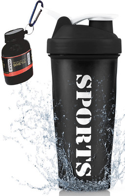 ZYRO 650 ml Plastic Shaker(Pack of 2, White)
