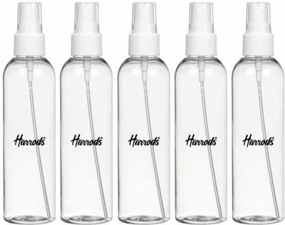 HARRODS 100 ml Plastic Bottle(Pack of 5, White)