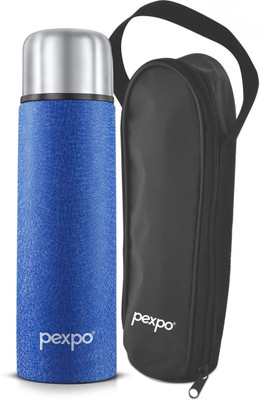 pexpo 1000 ml Steel Flask(Pack of 1, Blue)