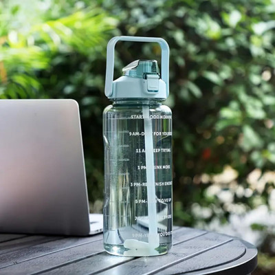 kitchkart 2000 ml Plastic Bottle(Pack of 1, Green)