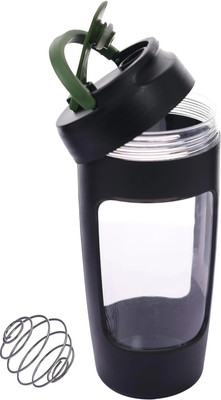 sk bazaar 700 ml Plastic Shaker(Pack of 1, Black)
