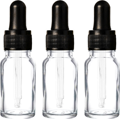 ceeyu 10 ml Glass Bottle(Pack of 3, Clear)