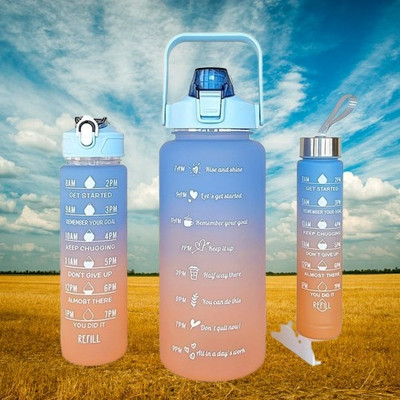 kashiraa 3000 ml Plastic Bottle(Pack of 3, Multicolor)