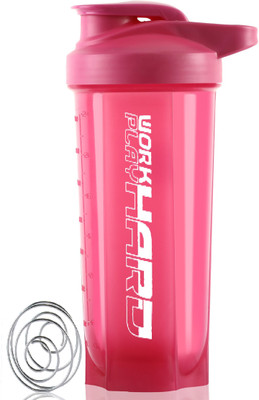 ZYRO 700 ml Plastic Shaker(Pack of 1, Pink)