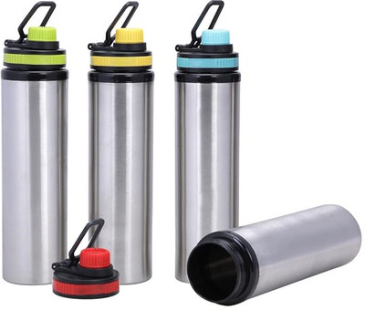 Aquasleri 750 ml Stainless Steel Sipper(Pack of 4, Multicolor)