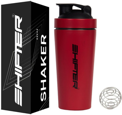 SHIFTER 700 ml Steel Shaker(Pack of 1, Red)