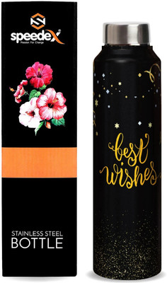 SPEEDEX 1000 ml Stainless Steel Bottle(Pack of 1, Black, Yellow)