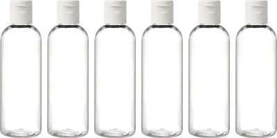 ceeyu 100 ml PET Bottle(Pack of 6, Clear, White)