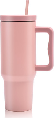 MOOZICO 1200 ml Steel Shaker(Pack of 1, Pink)