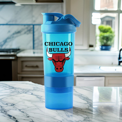 TRUE INDIAN 500 ml Plastic Shaker(Pack of 1, Blue)
