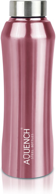 AQUENCH 1000 ml Steel Bottle(Pack of 1, Pink)