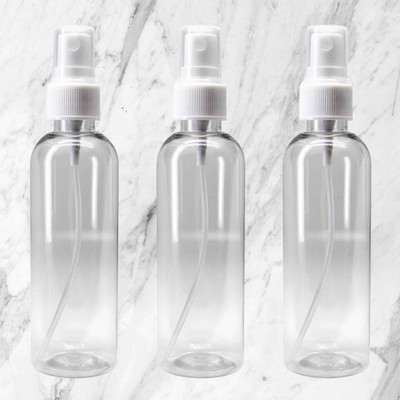 nsb herbals 100 ml Glass Spray Bottle(Pack of 3, Clear, White)
