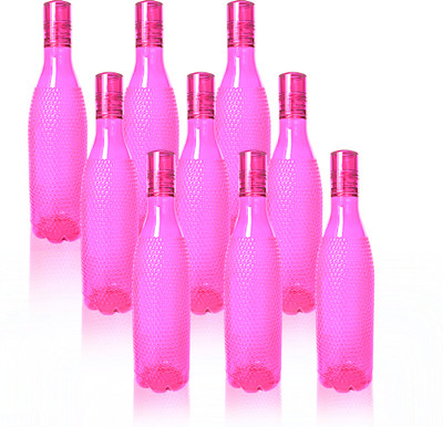 3D METRO SUPER STORE 1000 ml PET Bottle(Pack of 9, Pink)