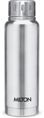 MILTON 300 ml Steel Flask(Pack of 1, Silver)