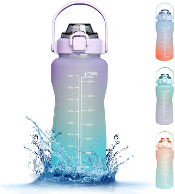 frackkon 2000 ml Plastic Bottle(Pack of 1, Multicolor)