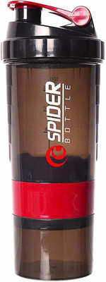 Snipper 500 ml Tritan, Plastic Shaker(Pack of 1, Red)