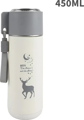 Tap2kaart 450 ml Glass, Plastic Bottle(Pack of 1, White)