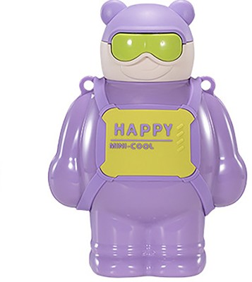 Little Surprise Box Water Bottle for Kids, 450ml - Purple 450 ml Bottle(Pack of 1, Purple, Steel)