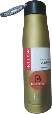 Bullfinch 550 ml Steel Bottle(Pack of 1, Gold)