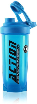 FIT FOCUS 700 ml Plastic Shaker(Pack of 1, Blue)