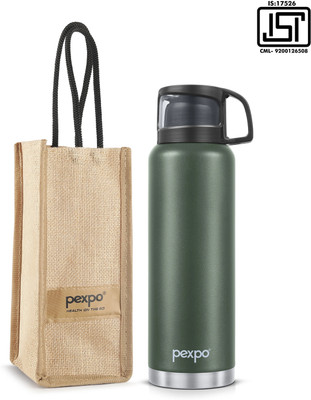 pexpo 1500 ml Steel Flask(Pack of 1, Green)