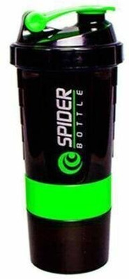 G And Sons 500 ml Plastic Shaker(Pack of 1, Black)