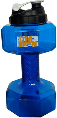 MR Fashions 2.2L Dumbbell Shape Water Bottle: Hydration with Style 2200 ml Bottle(Pack of 1, Blue, Plastic)