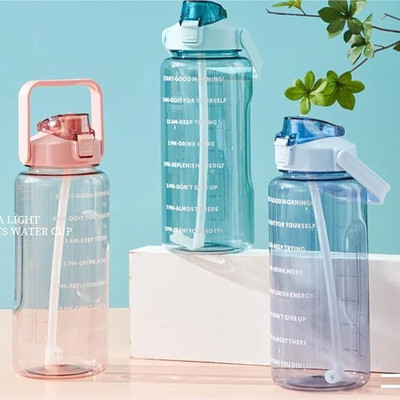 OMZENIMPEX 2000 ml Plastic Sipper(Pack of 3, Multicolor)