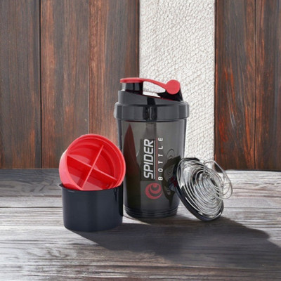 VIKING OVERSEAS 500 ml Plastic Shaker(Pack of 1, Red)