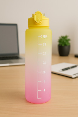 BONKU 1000 ml Plastic Sipper(Pack of 1, Multicolor)